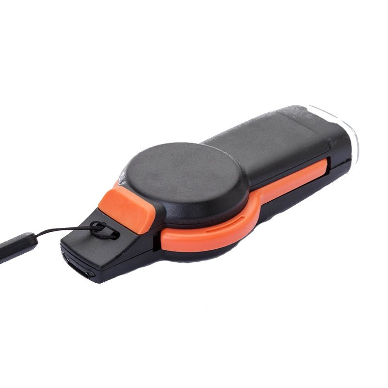 7 in 1 Outdoor Survival Whistle Keychain With Compass Magnifier LED light Thermometer - My Store