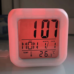 7 LED Colors Changing Digital Alarm Clock - My Store