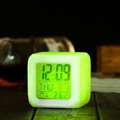 7 LED Colors Changing Digital Alarm Clock - My Store