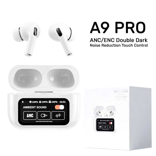 A9 Airpods Pro ANC/ENC Touch Screen Wireless Earbuds - My Store
