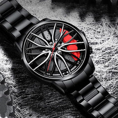 Stainless Steel Rotating Wheel Watch - My Store